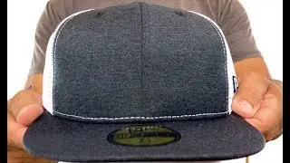 New Era MESH-BACK 59FIFTY-BLANK Black Shadow Tech-White Fitted Hat