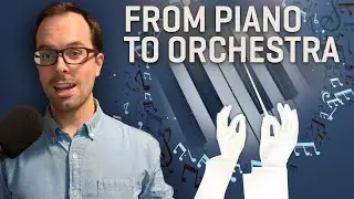 How to orchestrate a piano solo piece in the style of Joe Hisaishi - by Alex Heppelmann