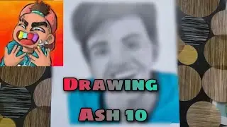 Can I draw a realistic portrait of ASH 10 ⁉️  (He commented 😱😍)