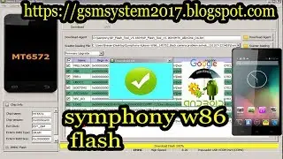 symphony w86 flash