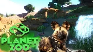 🐶Beautiful Wild Dog Habitat :: Planet Zoo :: Episode 2