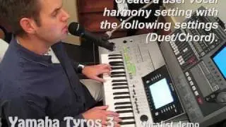 Tyros 3: Linda Ronstadt - Blue Bayou (vocal harmony)