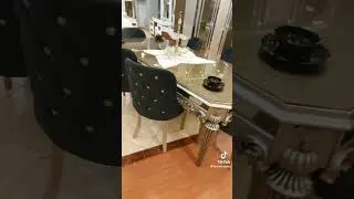 شوفت تفاصيل غرفة السفرة التحفة دى 🔥😍 #لمسة_ابداع