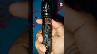 Zoomable Torch Light | zoom Test | #ytshorts #review #ledlights #flashlight #torch #gadgets