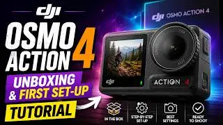 DJI OMSO ACTION 4 UNBOXING | FIRST TIME SET-UP TUTORIAL