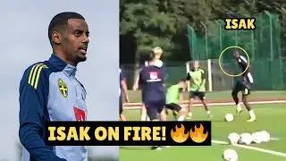 Isak DESTROYS Sweden Defenders with INSANE Skills & Goal in Training Ahead of Kosovo Match