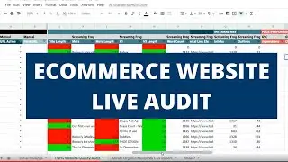 Live SEO Audit for Ecommerce Website