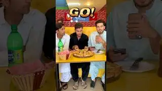 Eating Large Pizza In 3 Min 40Sec Challenge Can We finish it ? #foodchallenge #foodshorts #foodvlog