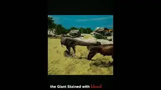 The Giant Stained with Blood #dinosaur #pathoftitans #tyranotitan