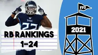 Top 24 PPR Running Backs in Fantasy Football 2021! | Fantasy Football Outpost Podcast Ep. 21
