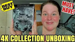 UNIVERSAL CLASSIC MONSTERS 4K COLLECTION UNBOXING!!!!! *must have for your collection!*