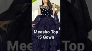 Meesho Designer Gowns #shorts #meesho #gowns #meeshohaul #meeshogown