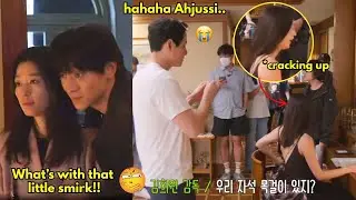 Jun Jihyun serving sexy back while Park Haejoon fighting with a necklace😂 Gang Dongwon was so funny
