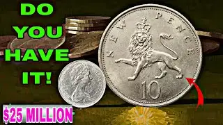 Don&rsquo;t Spend This! Top 3 Rare UK Ten New Pence Coins Worth BIG MONEY 🔥