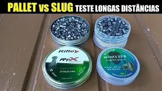 SLUG vs PALLET QUAL O MELHOR A LONGAS DISTANCIAS? Monster vs Rifle RTX!