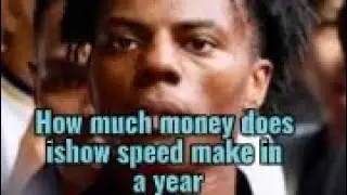 How much money does ishowspeed make in a year???