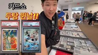 카드쇼에서 카드 900만원 어치 샀어요!!!