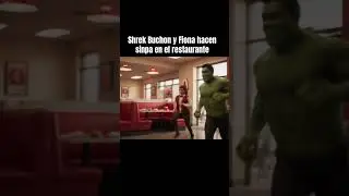 Shrek y Fiona hacen sinpa en el restaurante #shrek #shorts #humor #humormexico