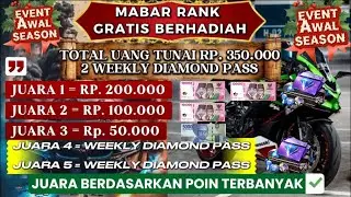 MABAR MOBILE LEGENDS GRATIS PUSH RANK GRATIS BERHADIAH