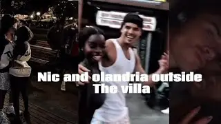 Nic and olandria outside the villa #nicolandria #views #viralvideo #lovestory #blowup #fypシ゚viral