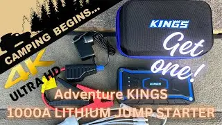 Литиевое пусковое устройство Adventure Kings 1000A — обязательно возьмите такое с собой! Распакуй...