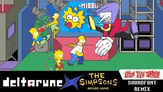 It's TV Time! (DELTARUNE) but it's in The Simpsons Arcade Soundfont