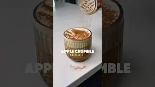 Латте с яблочным крамблом 🍎☕ НОВИНКА осени (лучше, чем тыквенный со специями?)