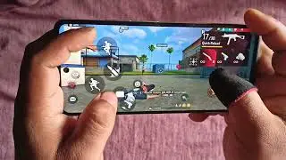 Realme Narzo 60x 5G 📲 free fire handcam gameplay normal dpi sensitivity settings