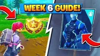 WEEK 6 CHALLENGES GUIDE! | Omega & Carbide Poster Locations, Treasure Map ( Fortnite Tips )