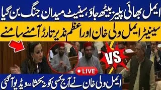 LIVE | Aimal Wali Khan Heavy Clash with Azam Nazeer Tarar in Senate | Fiery Speech | Capital TV