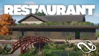 Строительство японского РЕСТОРАНА в зоопарке Оуквуд! | Planet Zoo