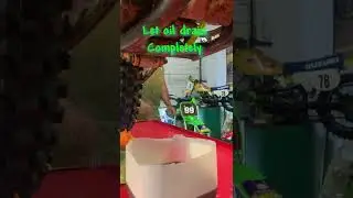 How to do an oil change on a 1999 RM 250. Step by step