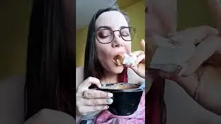 Asmr eating edible chalk with clay past #chalk #clay #asmreating #eatingvideos