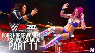 WWE 2K20 2K Showcase Mode : The Four Horsewomen - Part 11 | Sasha Banks vs Nia Jax Gameplay Match