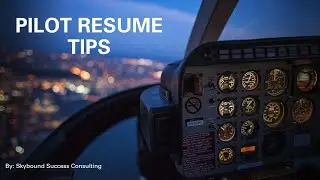 Pilot Resume Tips