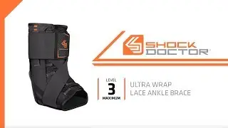 Shock Doctor &ndash; How to Fit Ultra Wrap Lace Ankle Brace (SD851)
