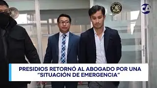 Sistema Penitenciario retorna a Eduardo Masaya al Mariscal Zavala