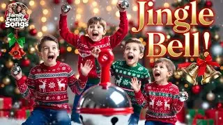 Jingle Bell, Jingle Bell, Jingle on the Way | Family Christmas Song | Fun Festive Song for All Ages