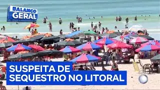 Criança desaparece no litoral de SP e mulher suspeita que o acompanhava foge logo após ser vista