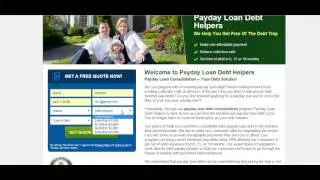 Payday Loan Debt Consolidation Help