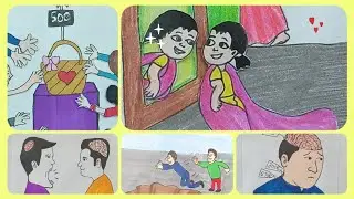 Deep Meaning Drawings For Beginners Tutorial ||Creative Drawings ||Drawing Tutorial For Beginners