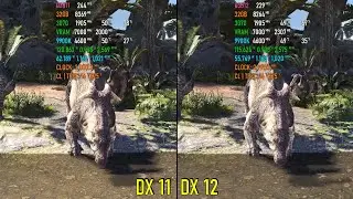 Monster Hunter World: DX 11 vs DX 12