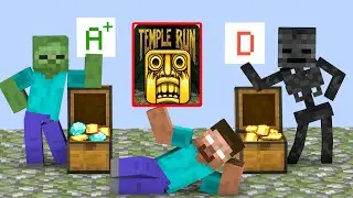 Temple Run Challenge 2022 - Funny Story - Minecraft Animation