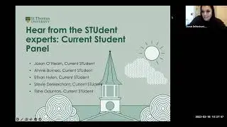 Virtual Winter Open House 2023: Hear from Current STUdents