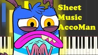 Bunsen Is a Beast Theme Song Piano Sheet Music
