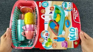 7 Minutes Satisfying with Unboxing Kid Connection Working Sink Play Set! Enjoy ASMR & Review!