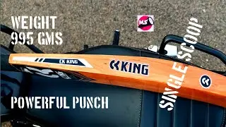 Hard Tennis Bat UNBOX & Review Light Weight + Power PUNCH | CK King