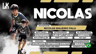 Nicolas Balieiro Pala - 2012 - Striker / Right Winger - Highlights