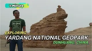 Beautiful Land Sculpted by Wind at Yardang National Geopark | 1-Minute