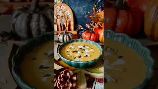 Velout&eacute; de patates douces, lentilles corail, curry et coco حساء البطاطا الحلوة عدس أحمر